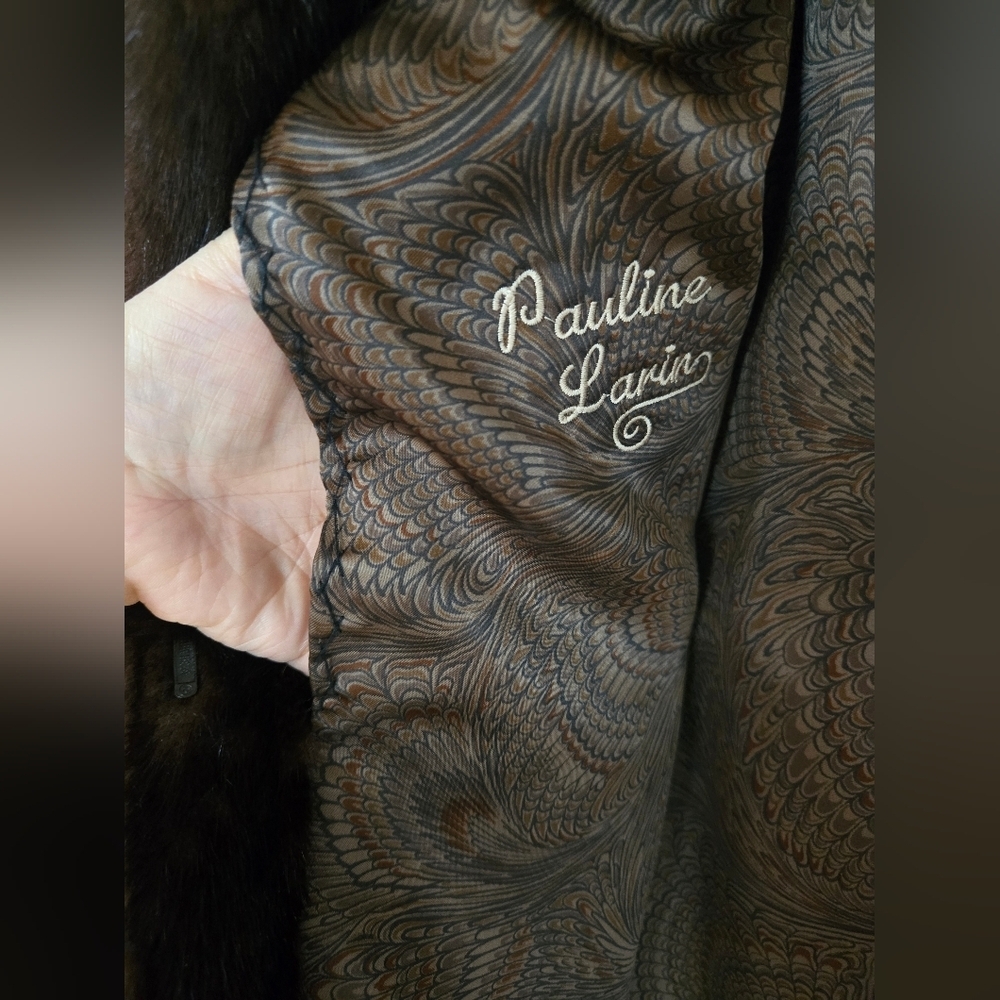 Vintage Female Mink Fur Coat – Luxury Piece, Exceptional Quality, Ptp 21'' - Picture 7 of 16